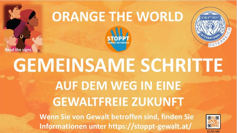 ORANGE THE WORLD – Gemeinsame Schritte gegen Gewalt