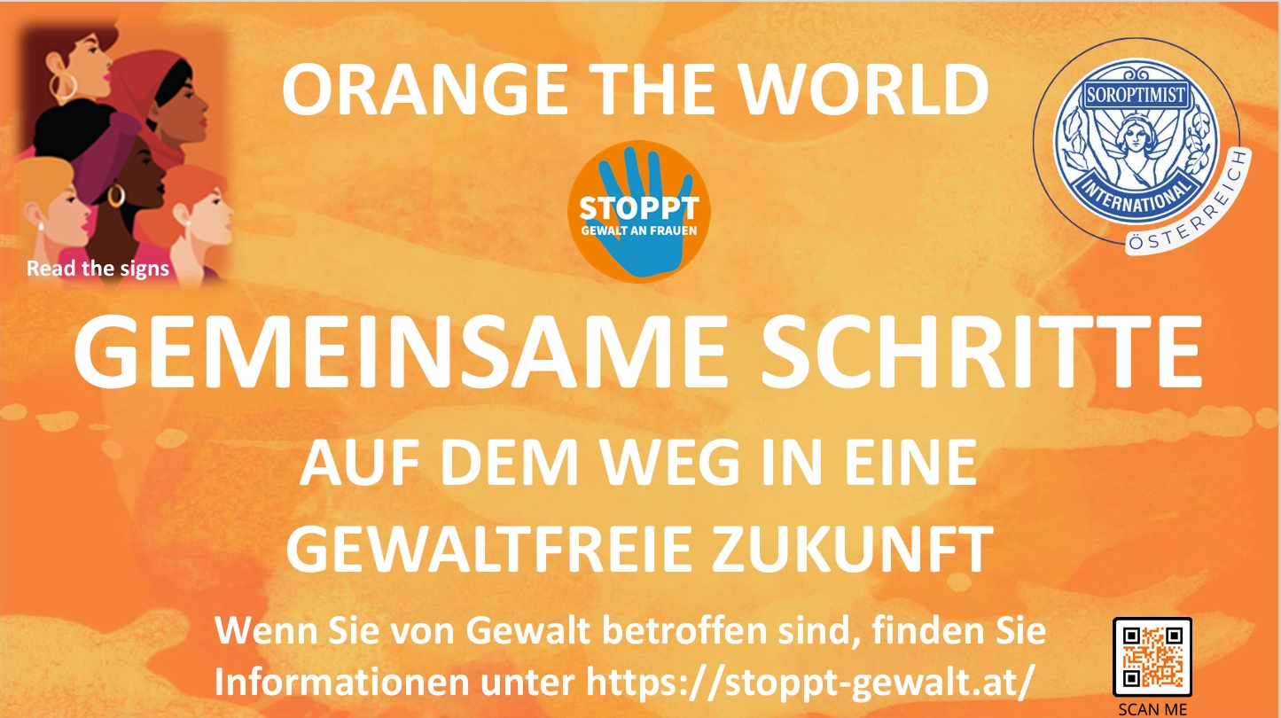 ORANGE THE WORLD -Gemeinsame Schritte gegen Gewalt