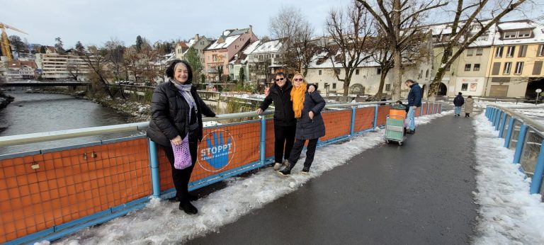 SI Club Feldkirch Montafon hüllt Illsteg in ORANGE